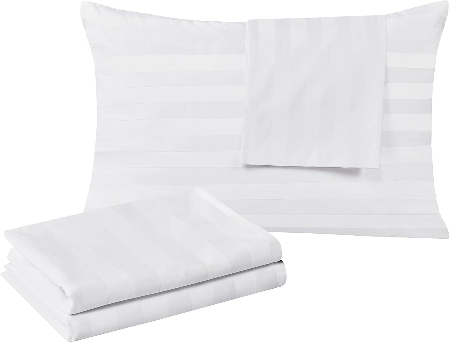 King Size White Cotton Pillow Protectors Set of 2