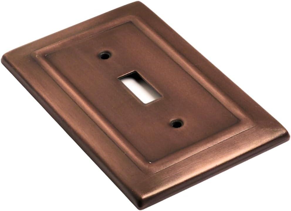 Monarch Abode Architectural 1-Gang Toggle Light Switch Standard Wall Plate (Set of 2)