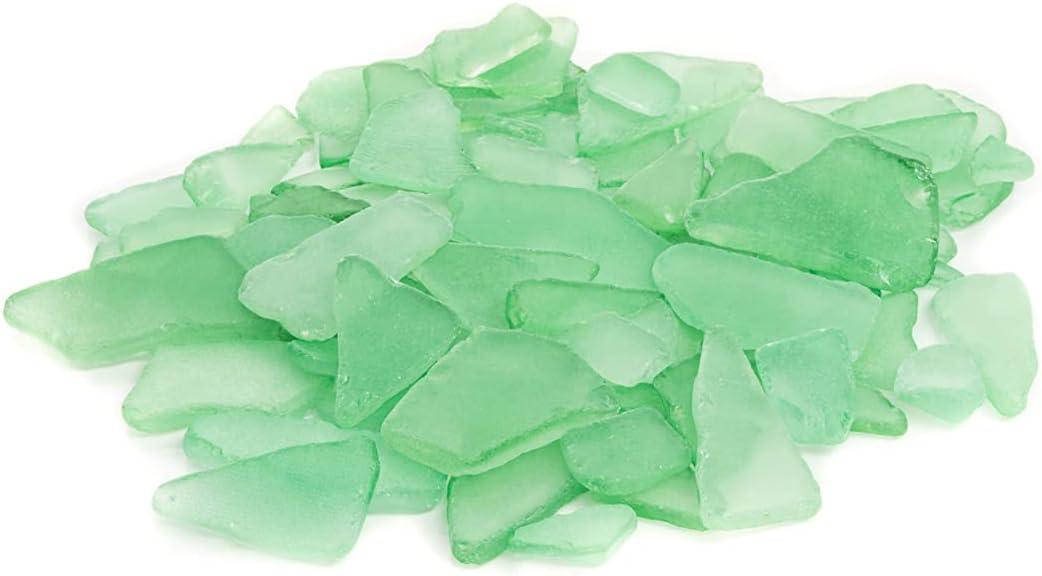 Mint Green Recyclable Sea Glass Table Scatter for Crafting