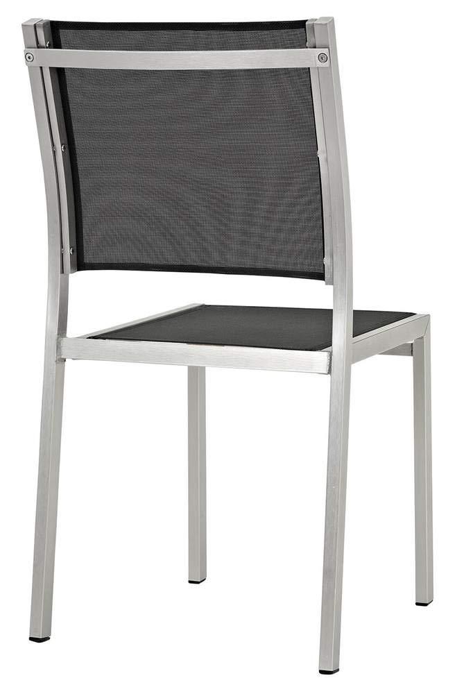 Modway Shore Side Chair Outdoor Patio Aluminum Set of 2