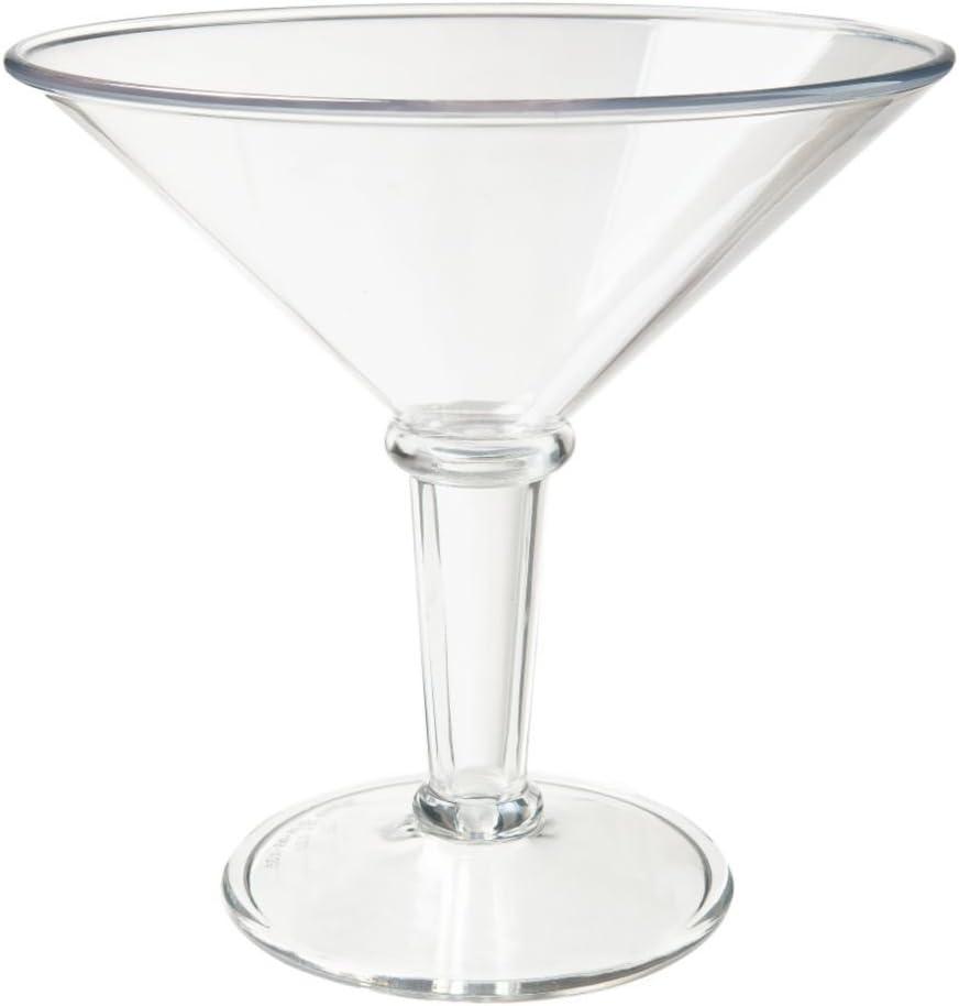 G.E.T. Enterprises SW 48 Ounce SAN Clear Shatterproof Plastic Super Martini Glass