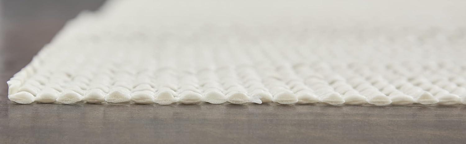 Grid-Loc Ivory 7'6" X 9'8" Non-Slip Rug Pag