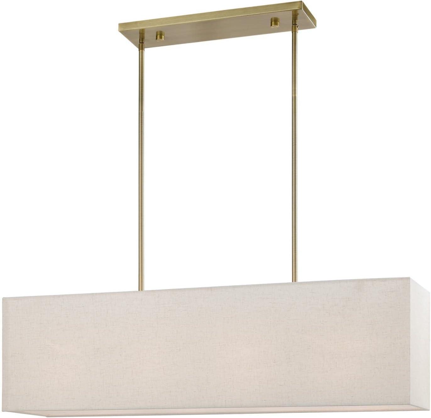 Livex Lighting Summit 4 - Light Chandelier in  Antique Brass