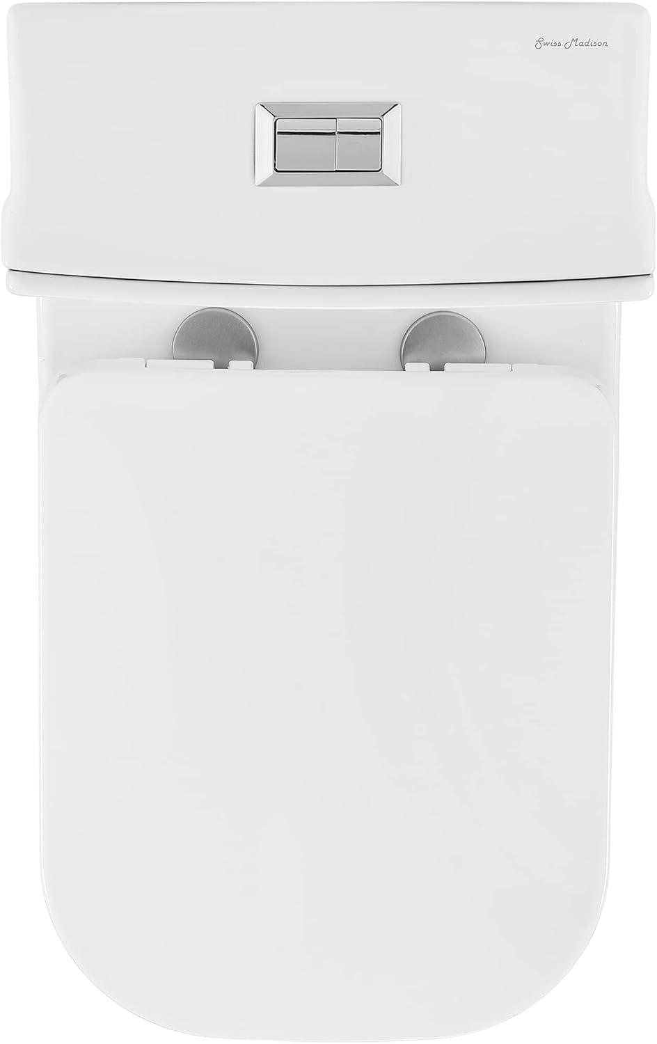 Concorde One Piece Square Toilet Dual Flush 1.1/1.6 gpf with 10" Rough In