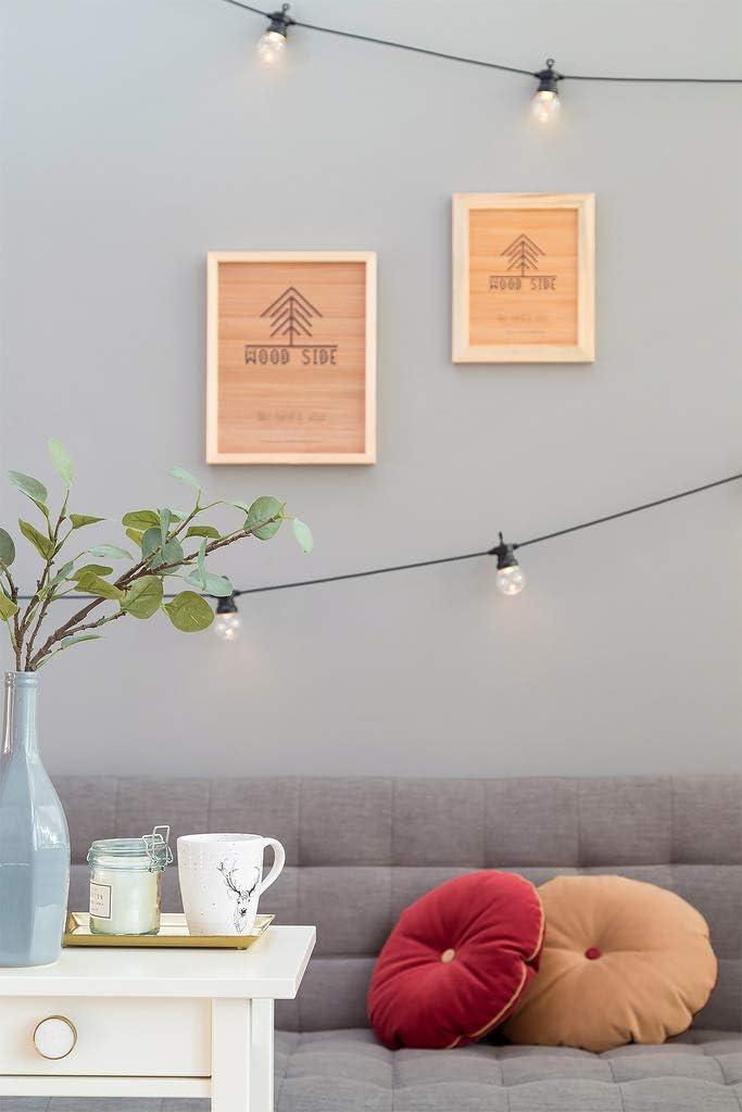 Rustic Wooden Poster Picture Frame 24x36 Natural Solid Eco Distressed Wood for Wall Mounting Barnwood Photo Frame