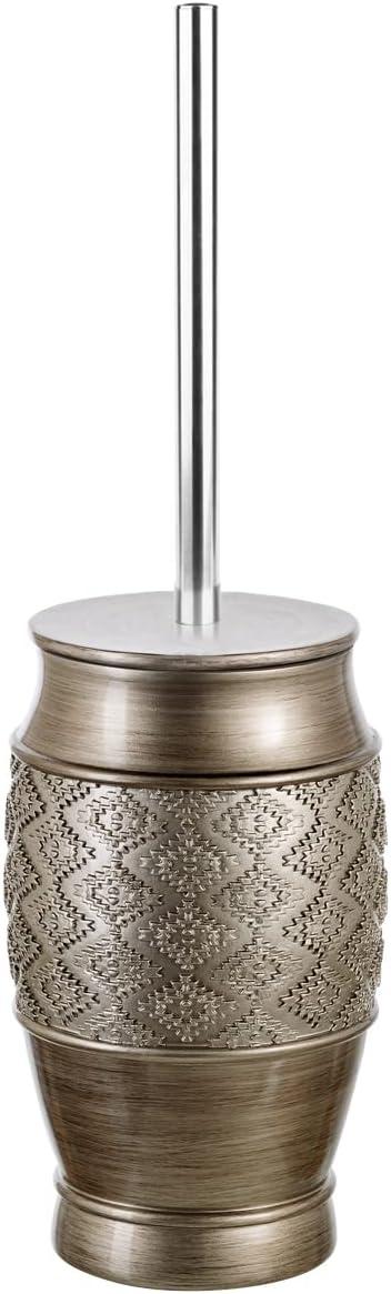 Creative Scents Silver Dublin Toilet Brush With Holder