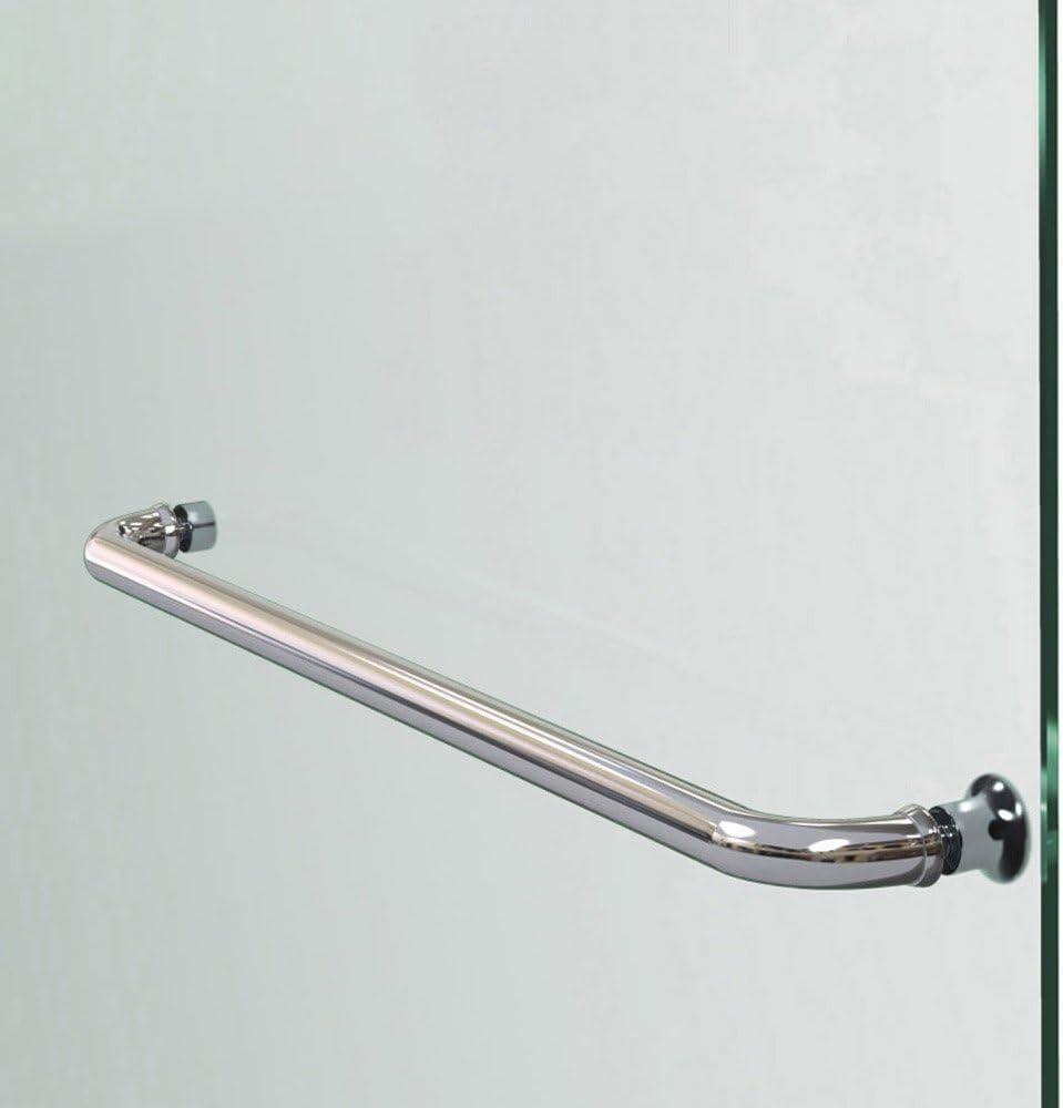 Aqua Ultra 47.75" - 48" W x 58" H Hinged Frameless Tub Door