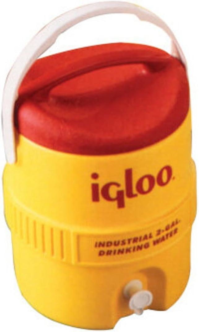 385-4101 400 Series Coolers, 10 gal, Red/Yellow