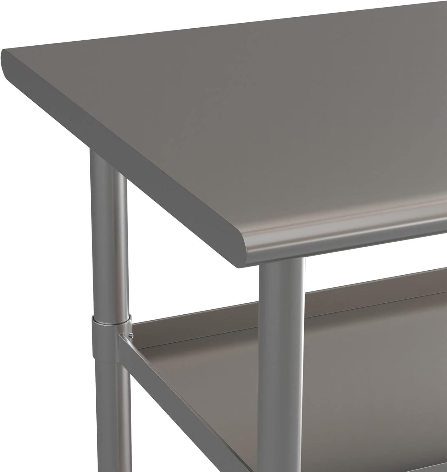 Woodford NSF Stainless Steel 18 Gauge Work Table with 2 Undershelves