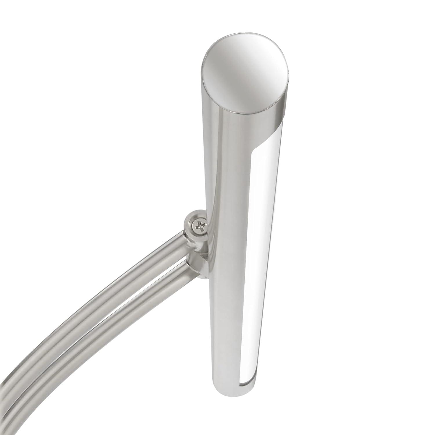 Maxxima 17 in. LED Picture Light w/ Brushed Nickel Finish, 1000 Lumens, 3000K Warm White, Hardwired Integrated LED Display Wall Light