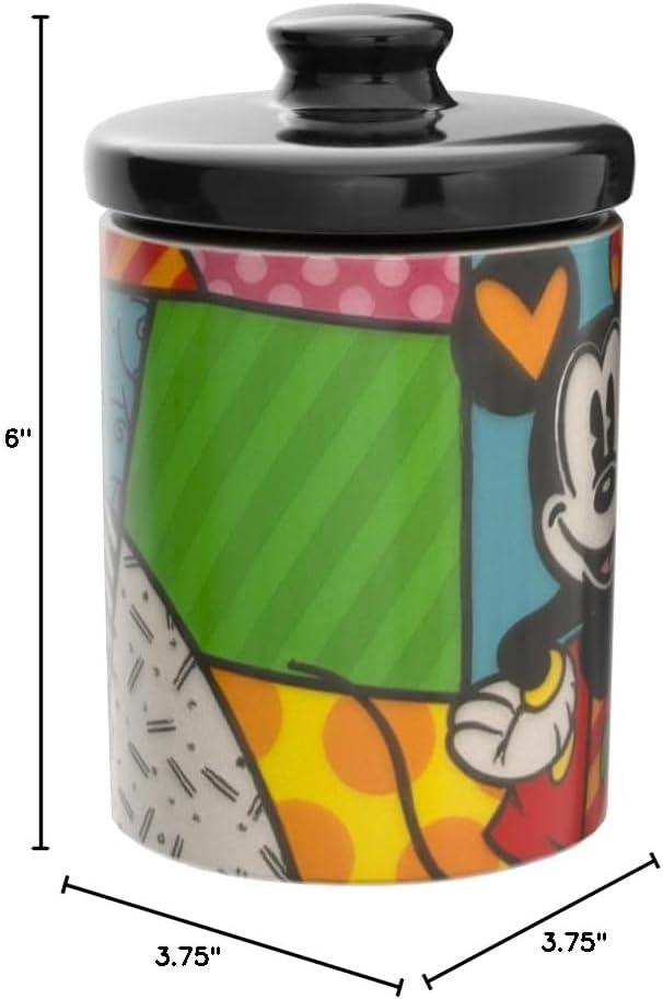 Disney by Britto MickeyMouse & Pluto Canister 6in H