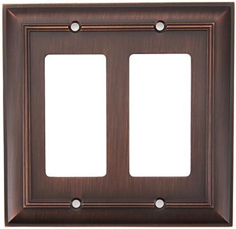 Amerock Mulholland 2-Gang Rocker Wall Plate