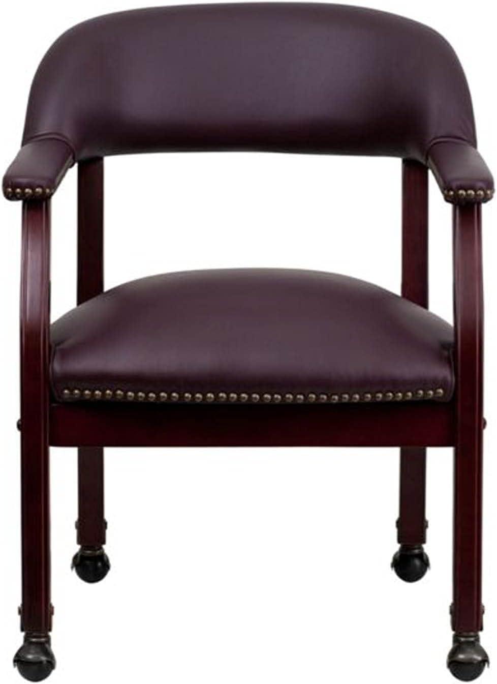 Paulson Conference Chair with Accent Nail Trim and Casters