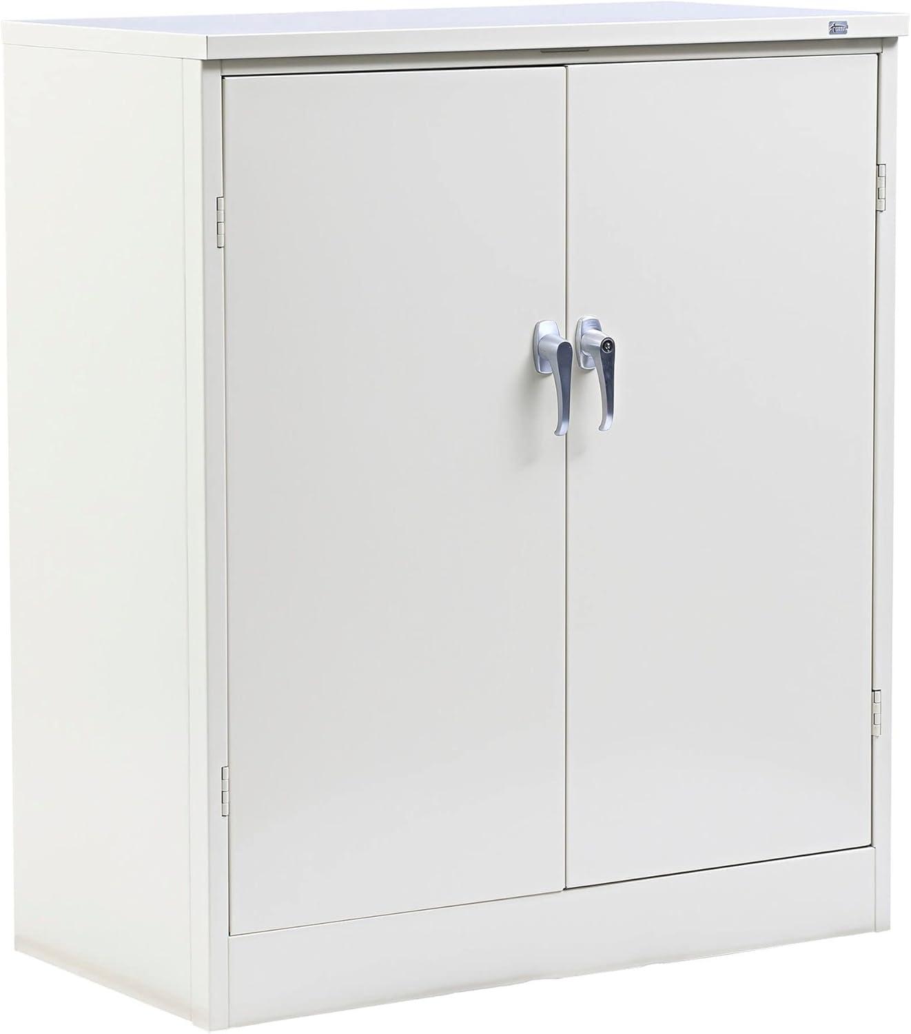 Alera® Assembled 42" High, 2 Shelf Storage Cabinet