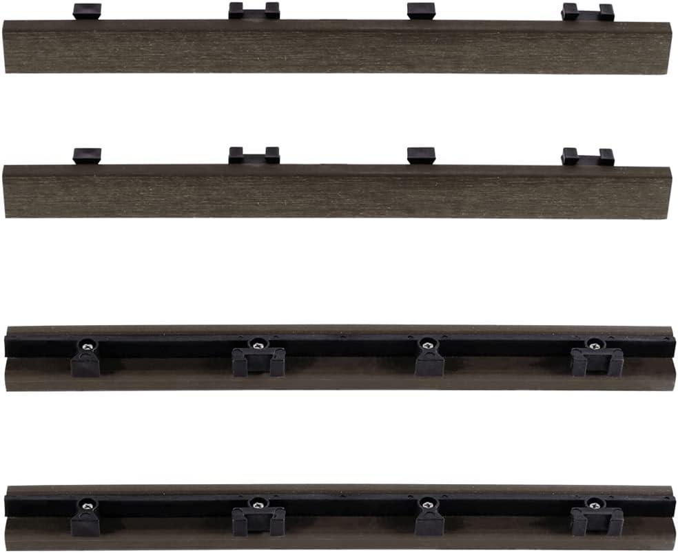 12" x 1" Composite Interlocking Deck Side Trim