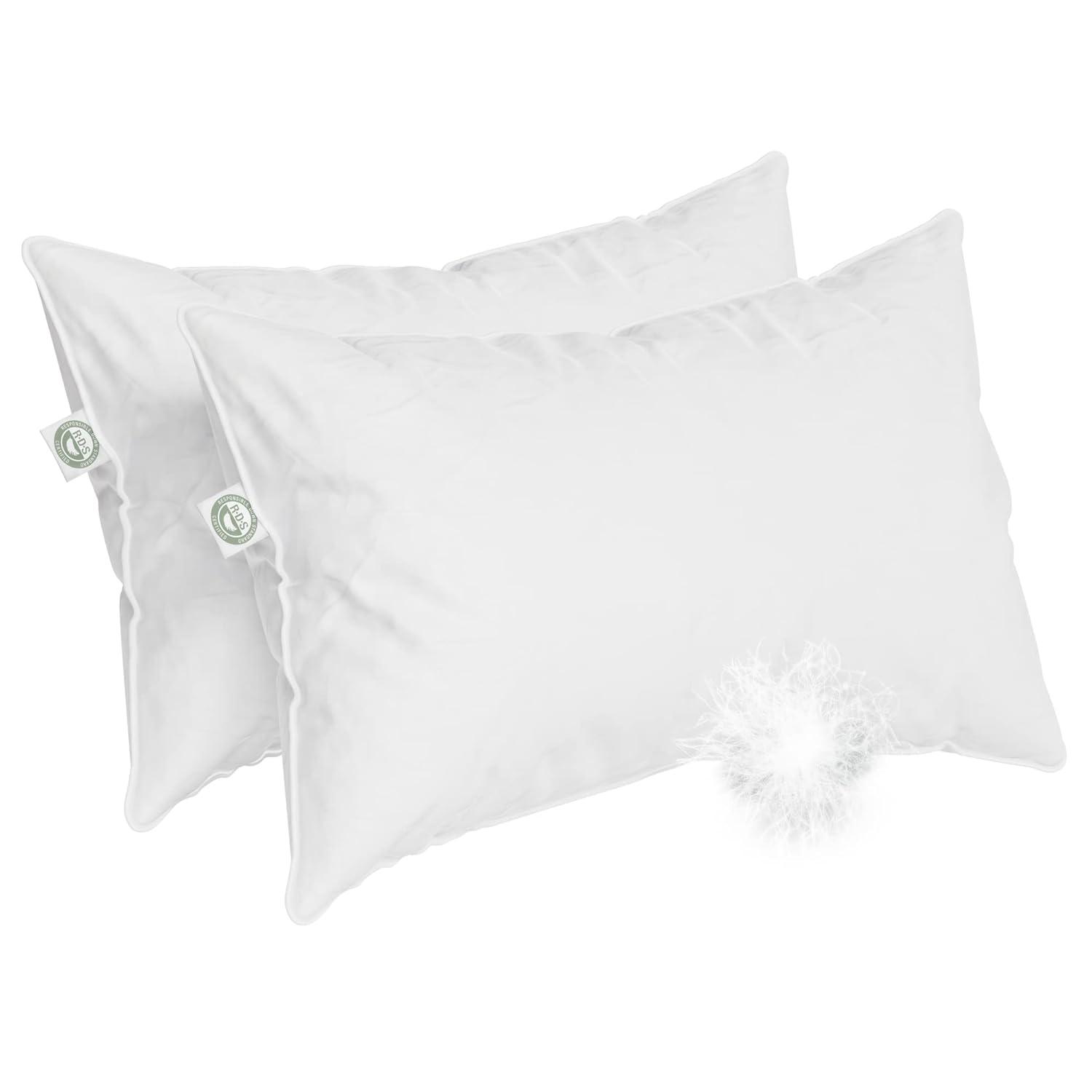 East Coast Bedding Down Medium Pillow (Set of 2)