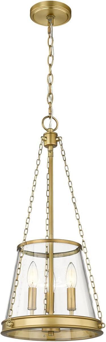 Z-Lite Prescott 3 - Light Pendant in  Rubbed Brass