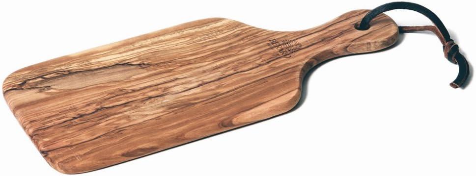 Berard Olivewood Handcrafted 10-Inch Cutting Board with Handle