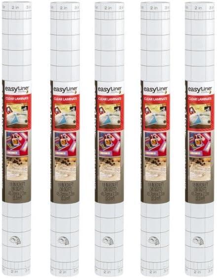 EasyLiner Brand Contact Paper Adhesive Shelf Liner, Clear, 18 in. x 24 ft. Roll