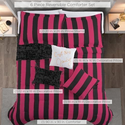 Juicy Couture Juicy Couture Cabana Stripe Comforter Sets