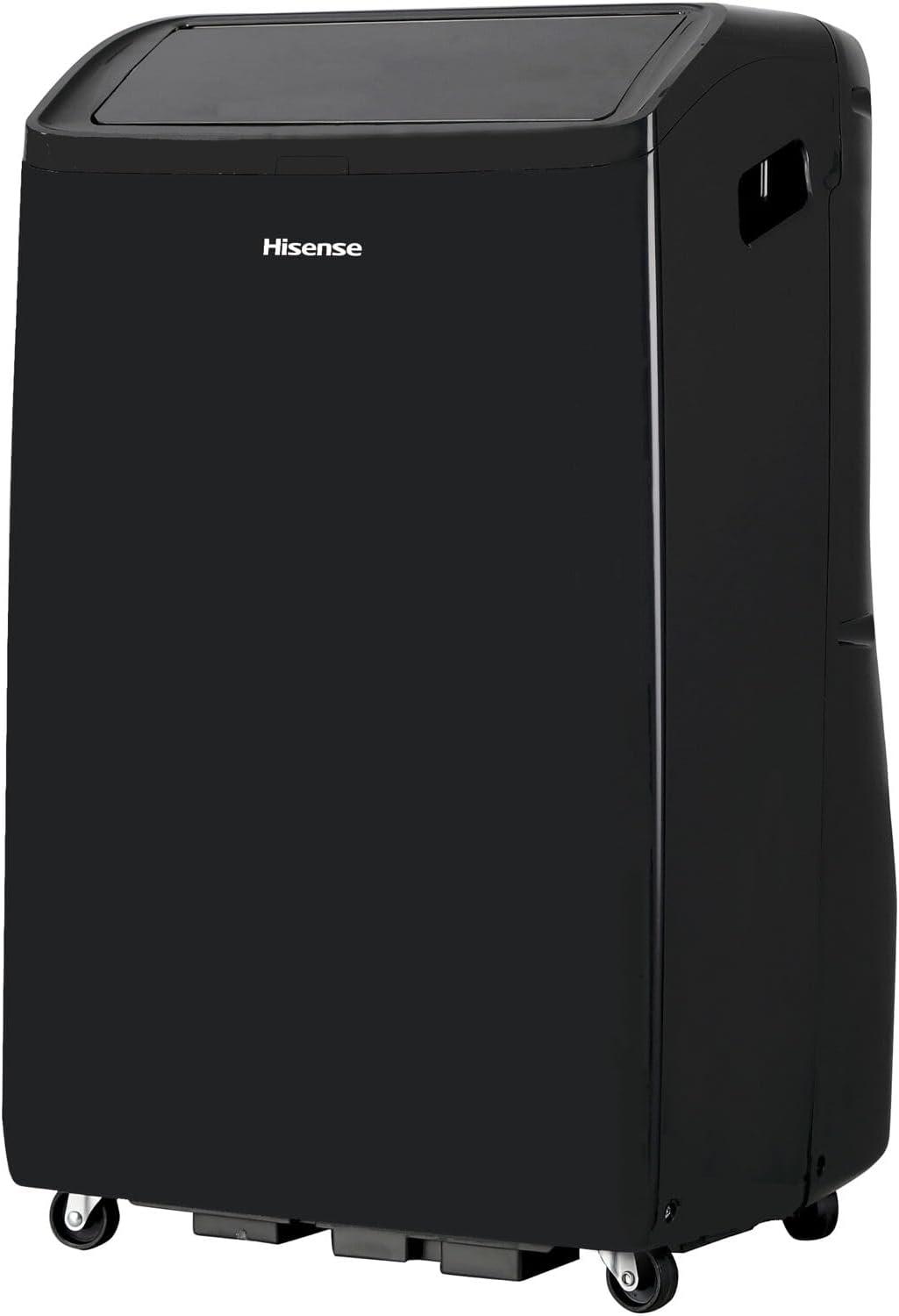 Hisense 10000 BTU Smart Portable Inverter Air Conditioner with Wi-fi and Remote Control: 300-500 sq. ft. Coverage, 3 Speeds