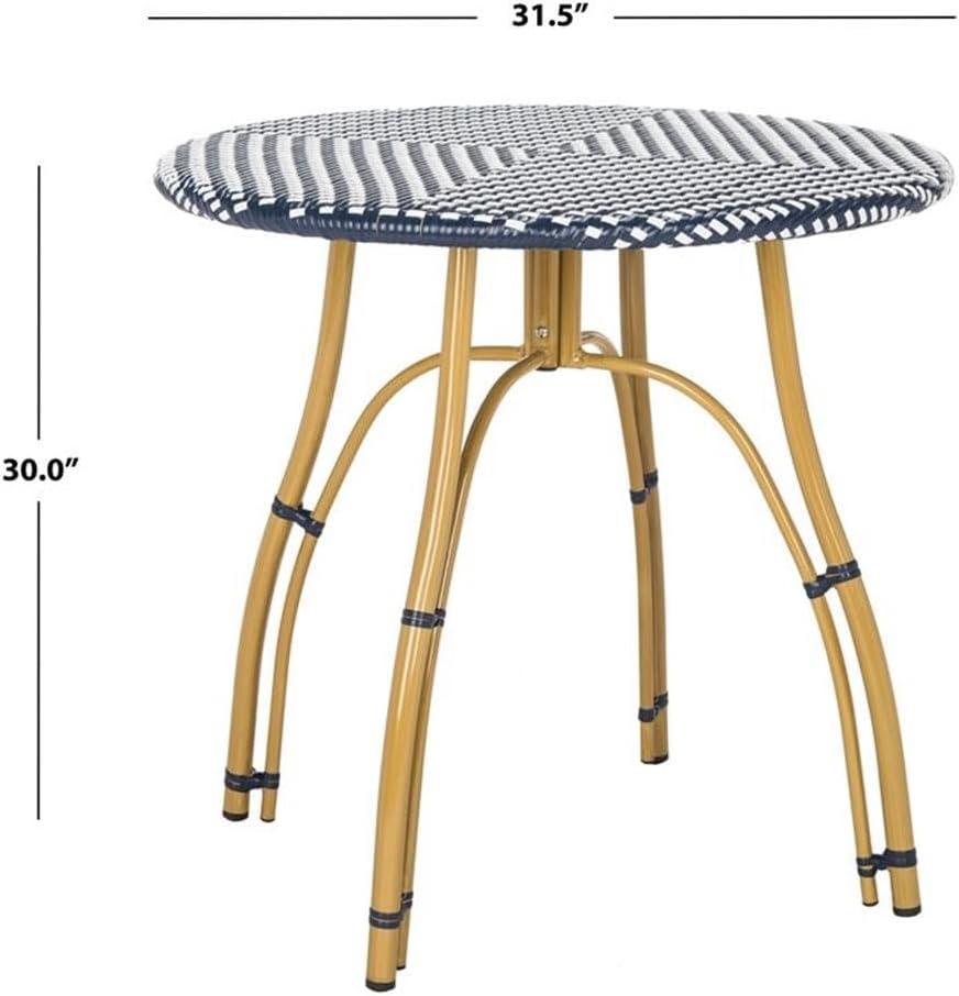 Kylie Rattan Bistro Table  - Safavieh