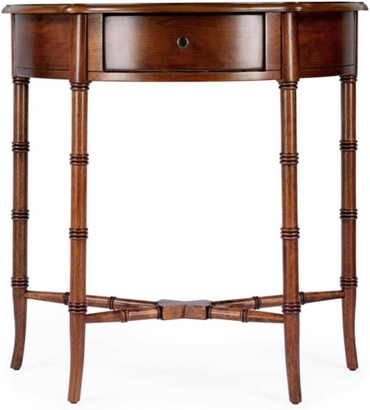 Butler Specialty Company Skilling Wood Demilune Console Table - Olive Ash