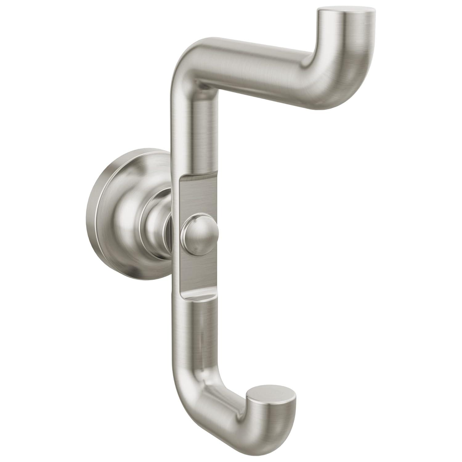 Delta Saylor Wall Mounted Double Towel Hook in Matte Black