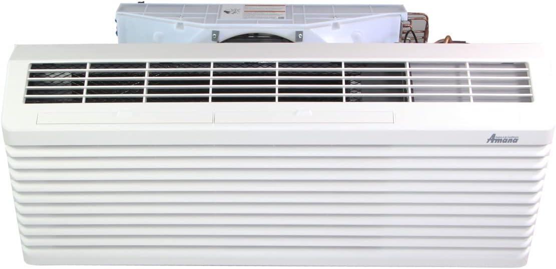 Amana PTAC 9,000 BTU Air Conditioner PTC093K35AXXX with 3.5 KW Heater with Thermostat 20 Amp Plug