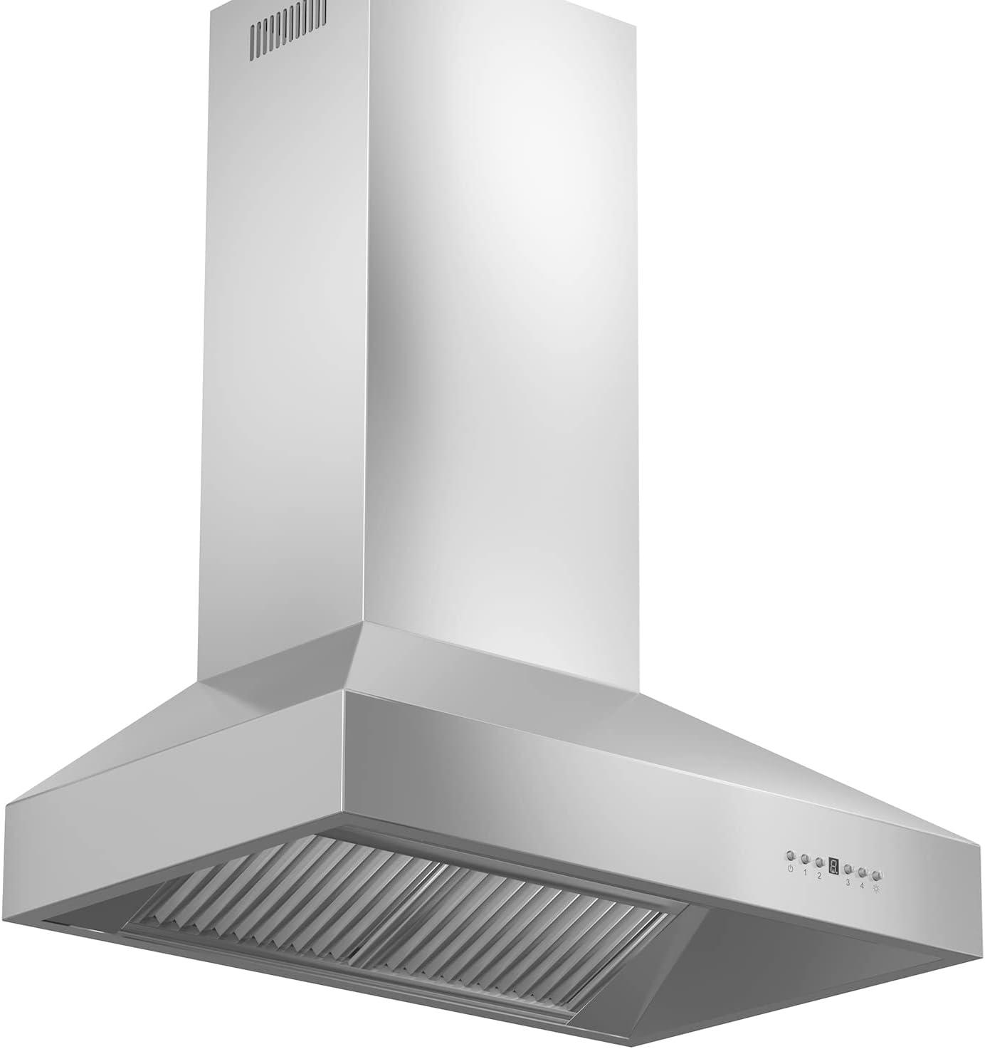 ZLINE 42 in. Professional Ducted Wall Mount Range Hood in Stainless Steel (697-42)