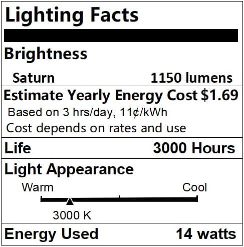 Brightech Saturn 66" Modern LED Floor Lamp with 3 Removable Ring Lights and Gold Finish, 3-Way Dimming