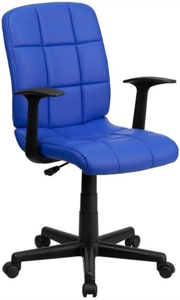 ColorLife Bonavant Mid-Back Quilted Vinyl Swivel Task Office Chair