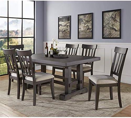 Napa Dining Table Dusky Cedar - Steve Silver Co.: Expandable, Seats 10, Farmhouse Style