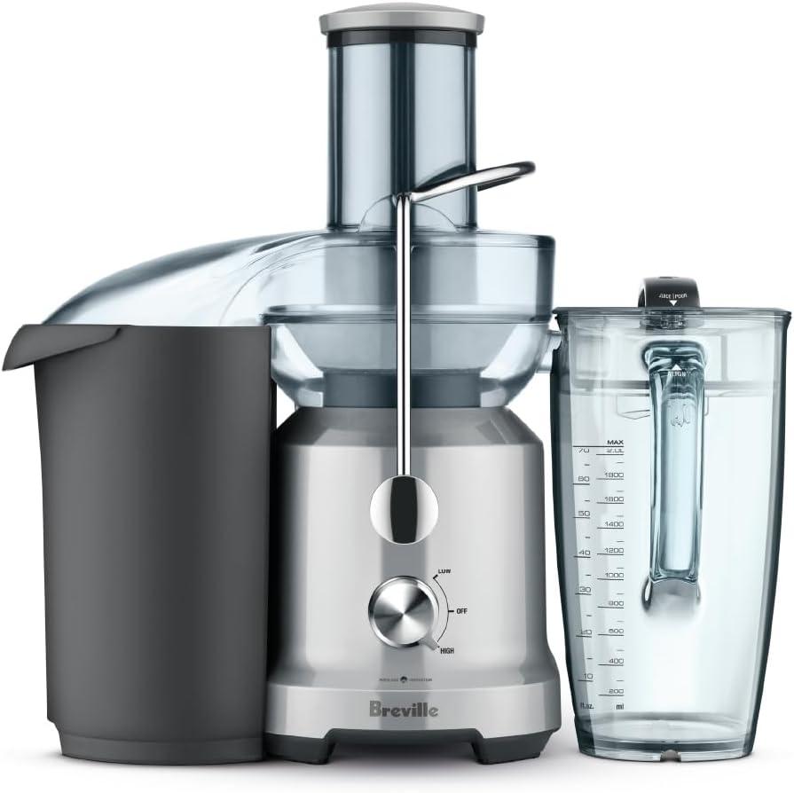 Breville Cold Juice Fountain: 2-Speed Juicer Machine, 850W, Stainless Steel Blades, 3" Feed Chute, Dishwasher-Safe