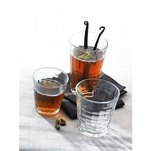 Duralex Prisme Clear Tumbler, Made in France, Set of 6, 17.625 ounce