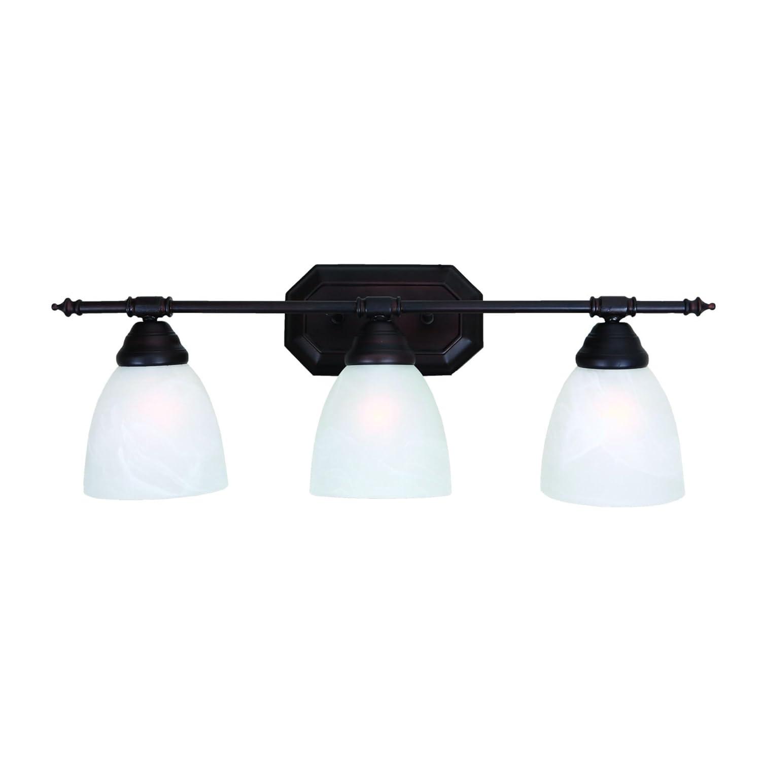 Y-Decor  Jeffrey 3 Light Vanity light in Oil Rubbed Bronze