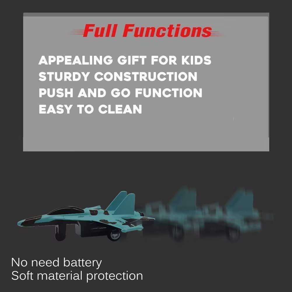 4PCS Diecast Fighter Jets Pullback Airplane Toys Military Plane Fighter Toys Alloy Mini Air Force Kids Playset Birthday Xmas Gifts for Boys and Girls