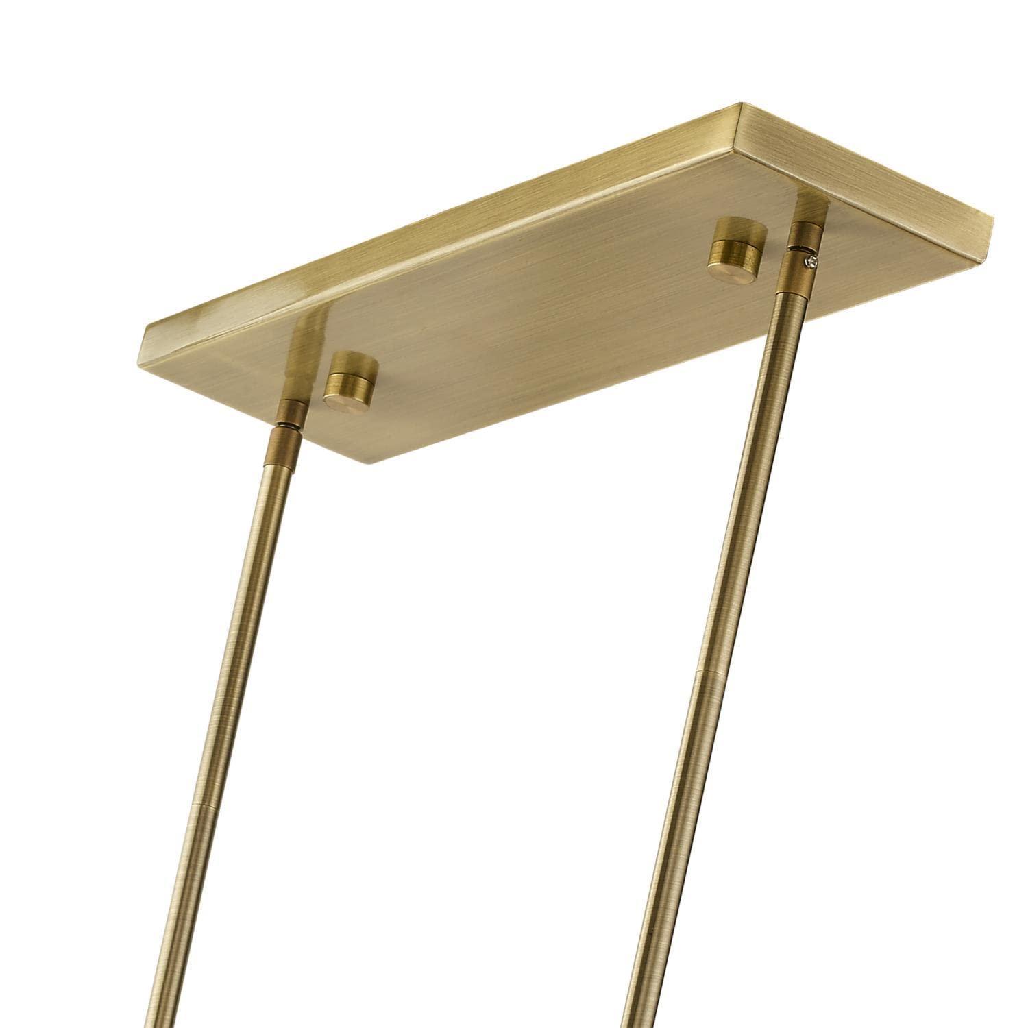 Livex Lighting Summit 4 - Light Chandelier in  Antique Brass