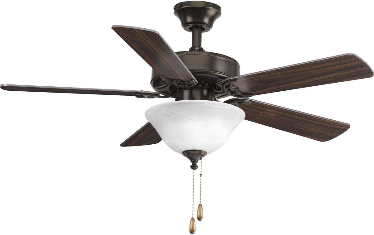 Progress Lighting Builder 42 Builder 42" 5 Blade Indoor Ceiling Fan - Bronze