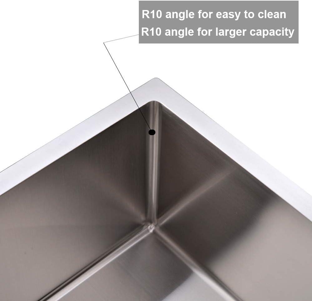 Ruvati 33-inch Apron-Front Farmhouse Kitchen Sink -Stainless Steel