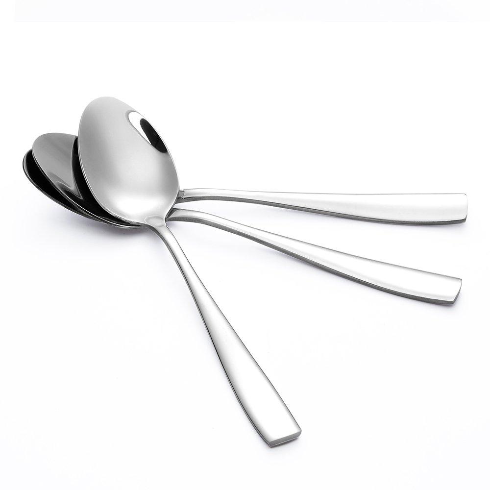 24-Piece Large Stainless Steel Dinner Spoons