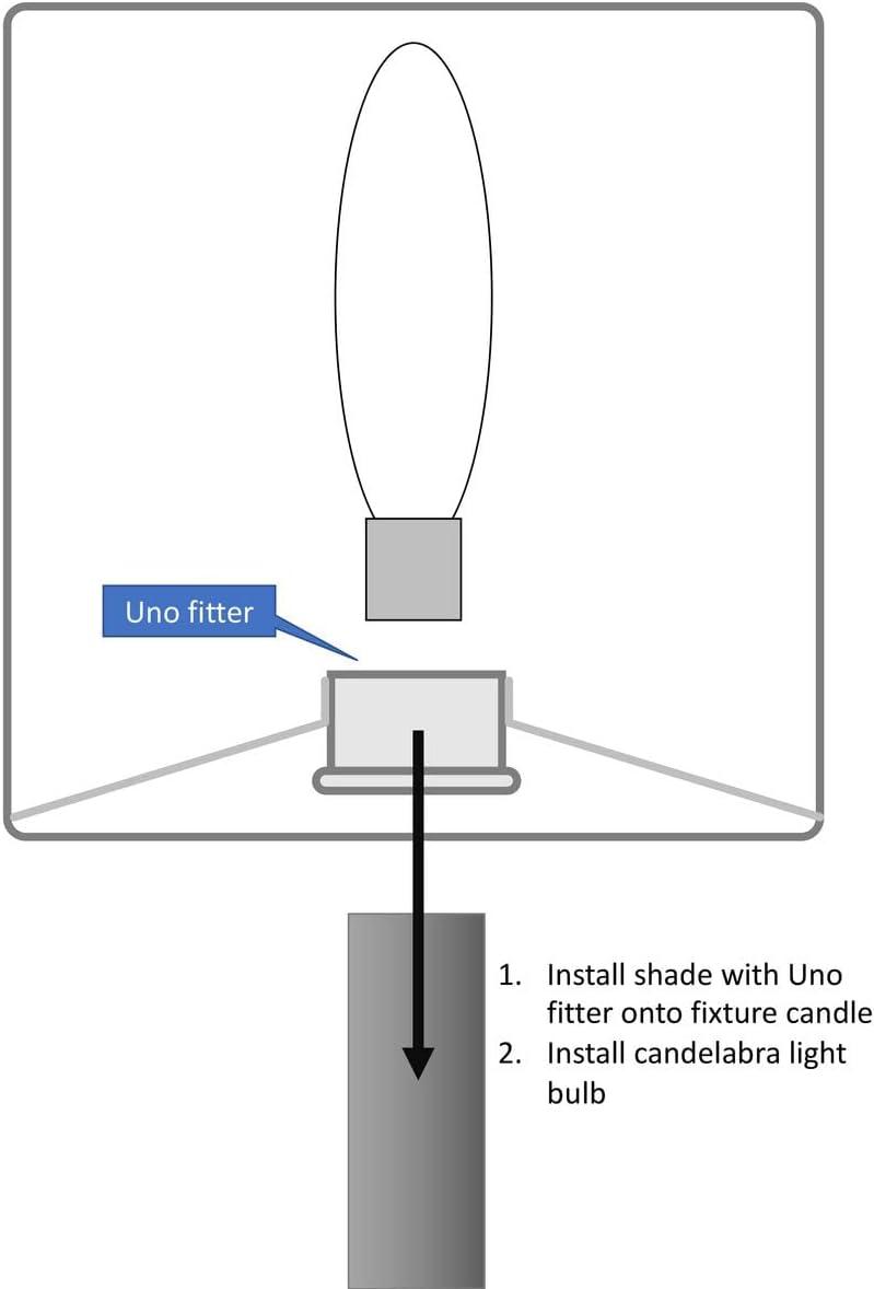 Elara Collection White Linen Accessory Drum Shade