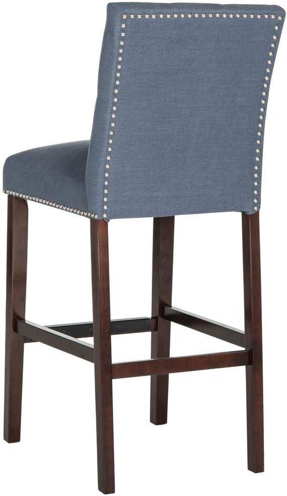 Norah Bar Stool (Set of 2) - FOX6210 - Navy - Safavieh Couture