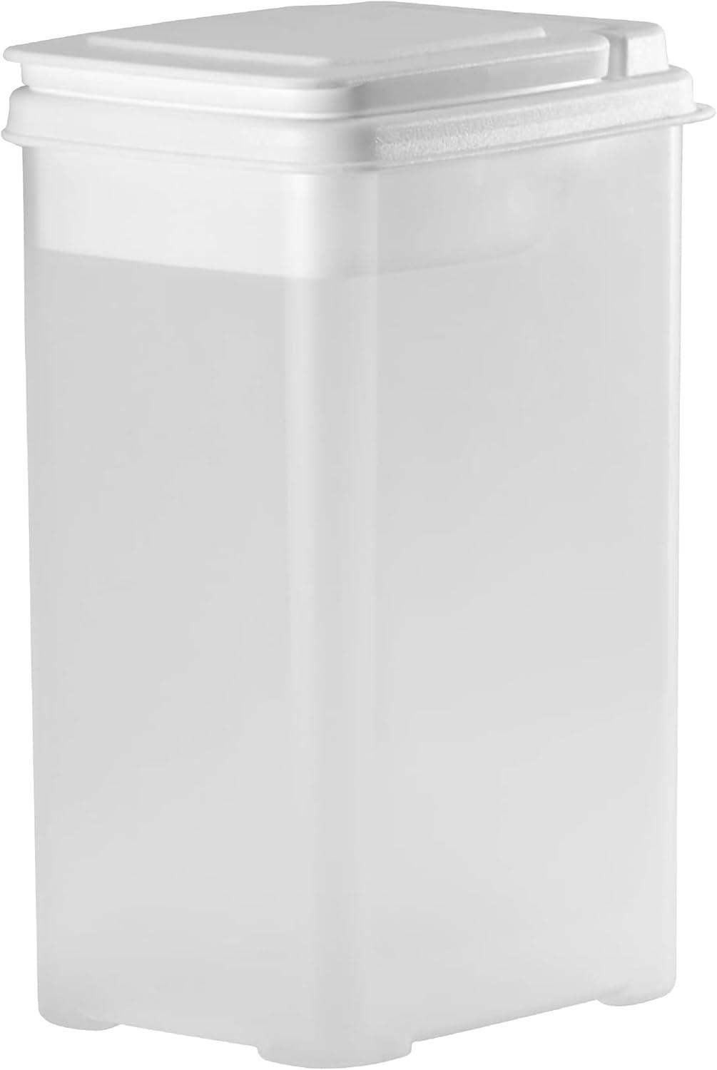 Buddeez Flour and Sugar Container - 3.75 Quart All Purpose Kitchen Organization and Storage Unit, Large Food Storage Container For Kitchen and Organizing Your Pantry (with Scoop)