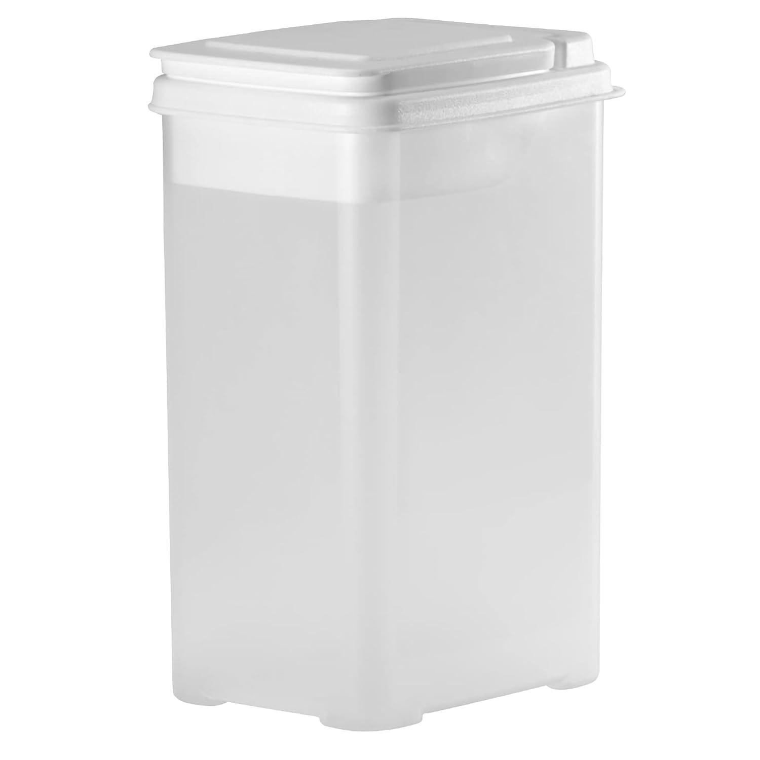 Buddeez Flour and Sugar Container - 3.75 Quart All Purpose Kitchen Organization and Storage Unit, Large Food Storage Container For Kitchen and Organizing Your Pantry (with Scoop)