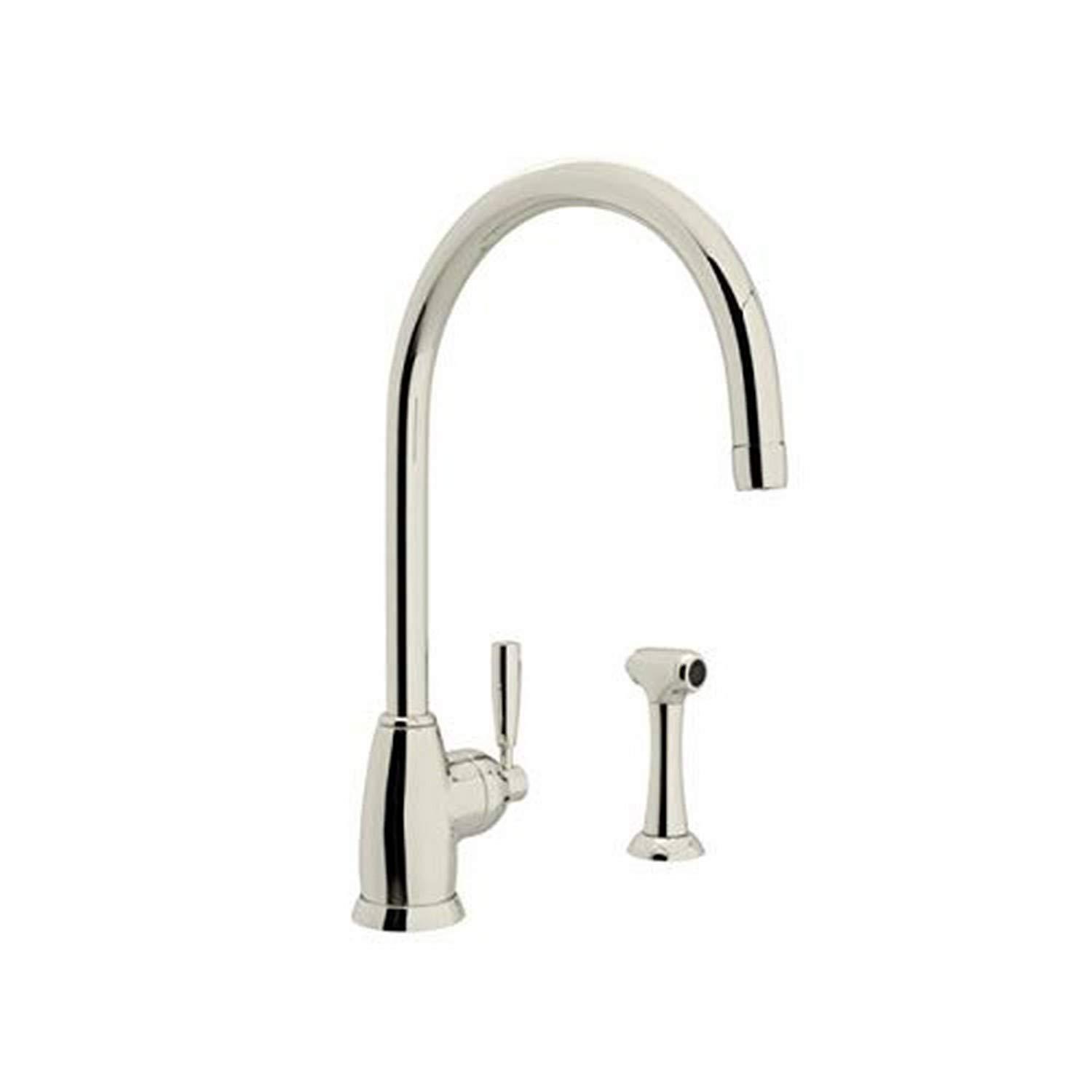 Perrin & Rowe Holborn Kitchen Faucet With Side Spray U.4846LS-PN-2
