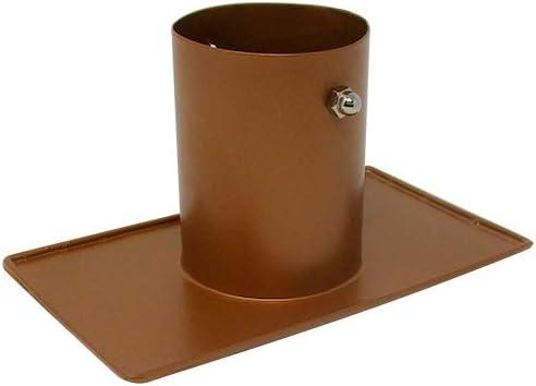 Copper Colored Rain Chain for Gutters & Downspouts (Umbrella Design)