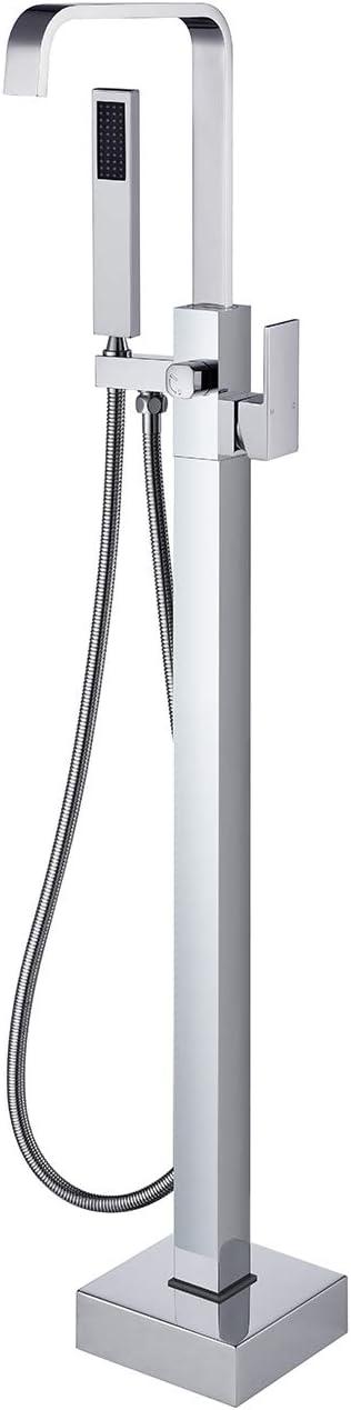 Bathroom Freestanding Tub Filler with Diverter