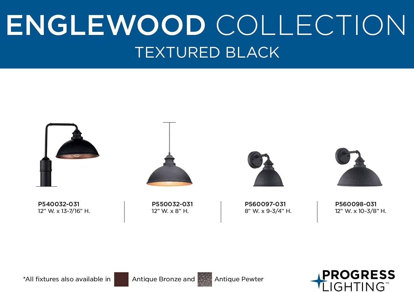 Progress Lighting - One Light Wall Lantern - Outdoor - Englewood - Outdoor Light