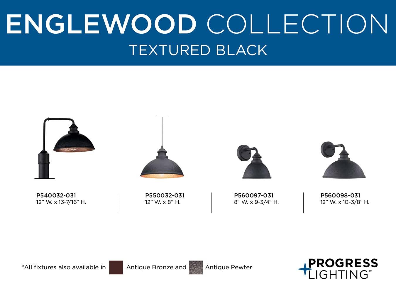 Progress Lighting - One Light Wall Lantern - Outdoor - Englewood - Outdoor Light